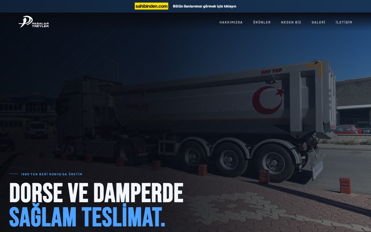 Paşalar Damper web sitesi
